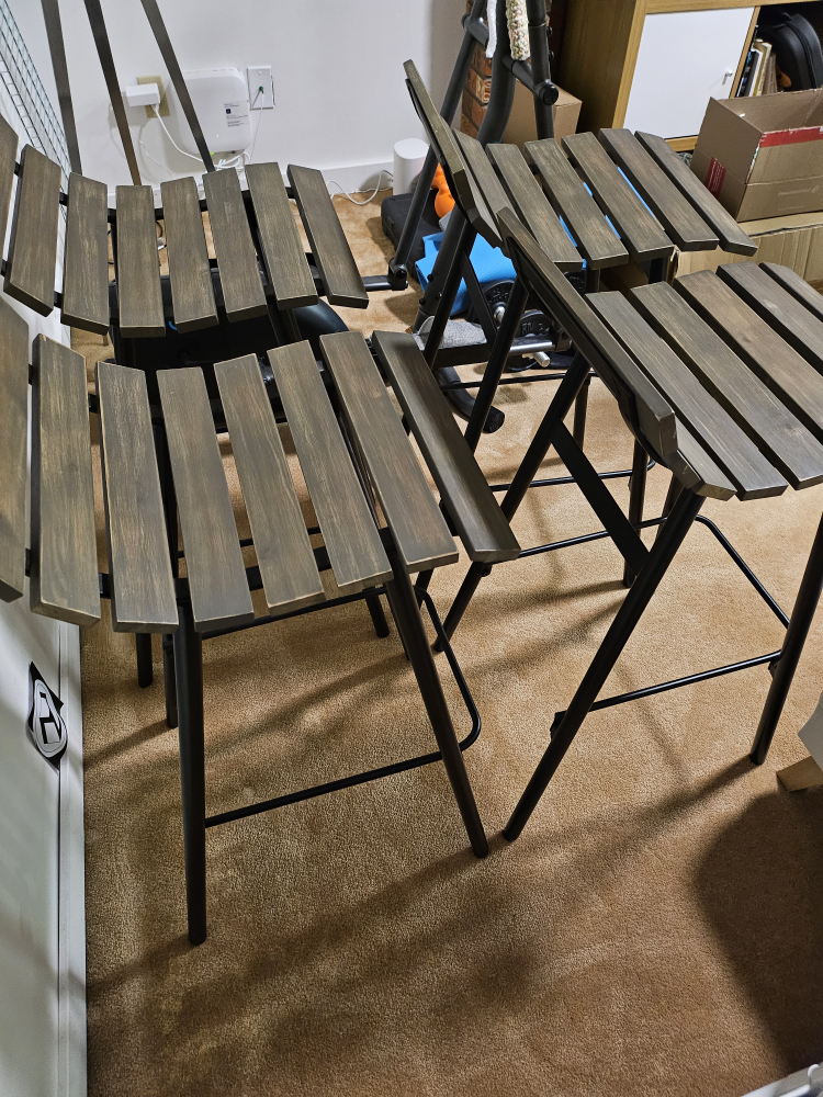 Set of 4 Bar Stools - photo 2