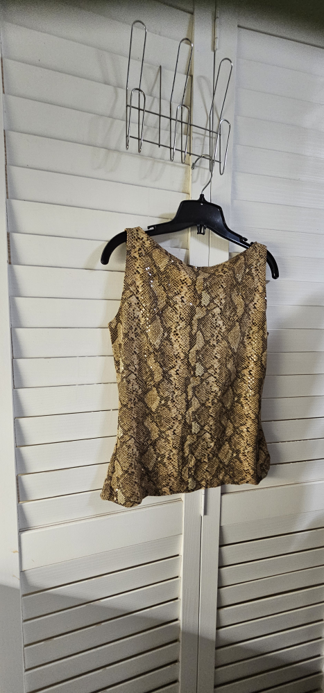Coin Snakeskin stretchy Top Size Small - photo 5