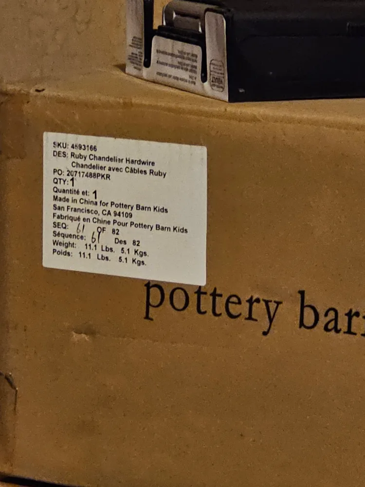 Pottery Barn Kids Ruby Chandelier image indicator(2)