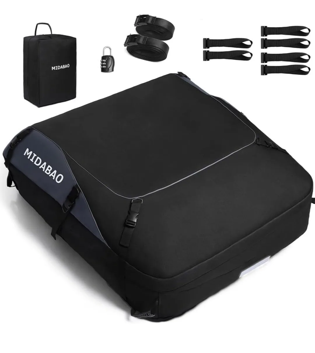 Rooftop Cargo Carrier 20 Cubic Ft, Waterproof with Anti Slip Mat image indicator(3)