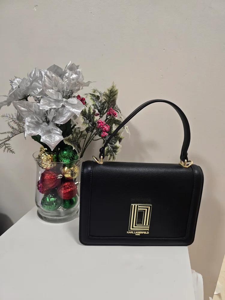 New Karl Lagerfeld Black Handbag for sale $75 image indicator(2)