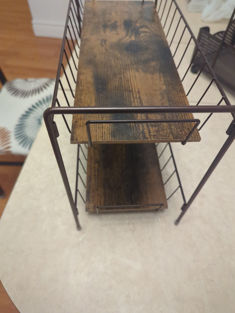 Amazon simple houseware Two-Tier Wire Shelf Organizer - photo 2