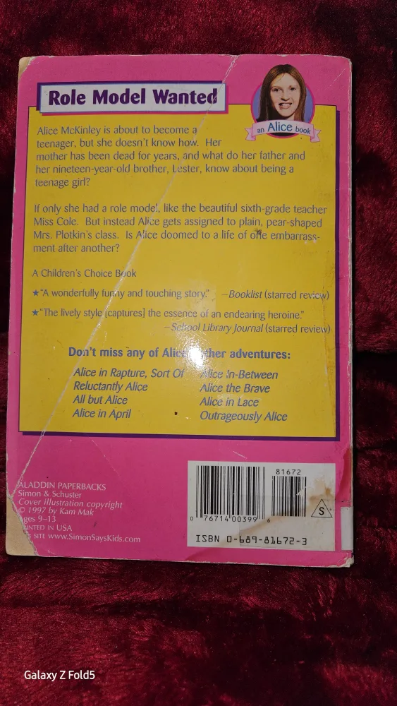 The Agony of Alice by Phyllis Reynolds Naylor image indicator(2)