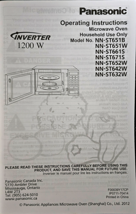 Panasonic Microwave - photo 5