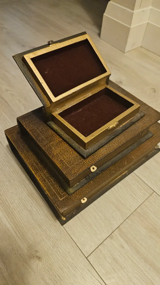 Set of Three Book Shaped Boxes image indicator(2)