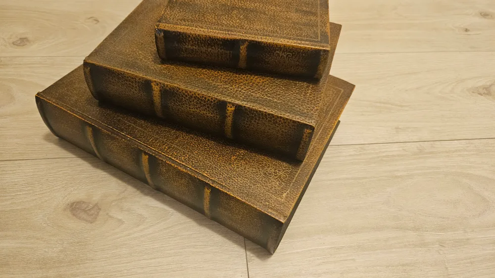 Set of Three Book Shaped Boxes image indicator(4)