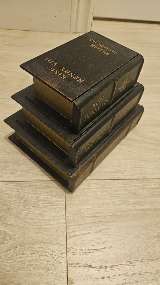 Set of Three Book Shaped Boxes image indicator(7)