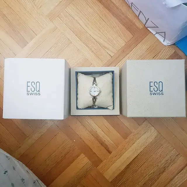 ESQ by Movado Women's Two-Tone Bangle Bracelet Watch image indicator(4)