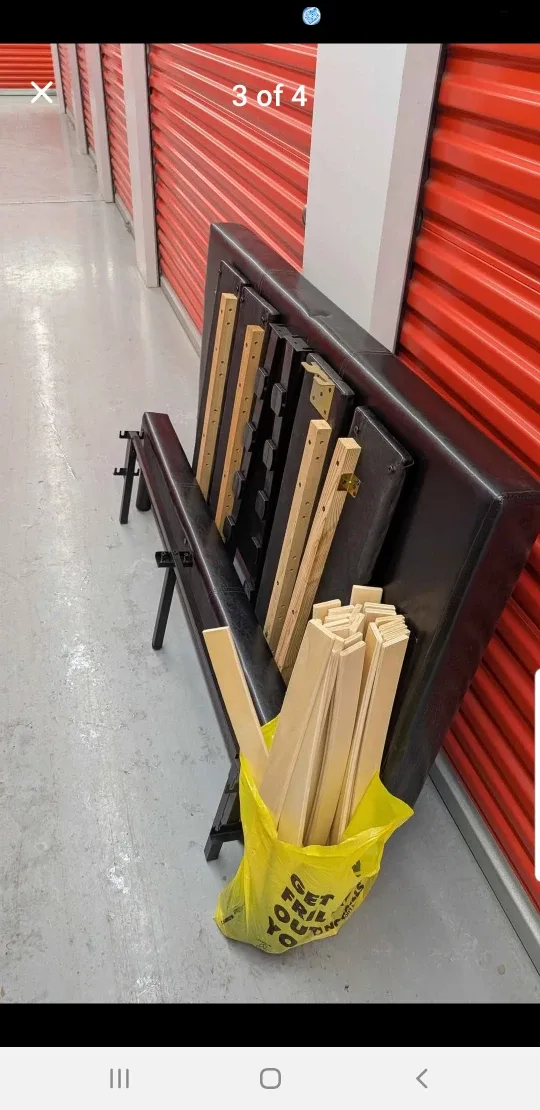 Full Size Faux Leather Bed Frame image indicator(3)