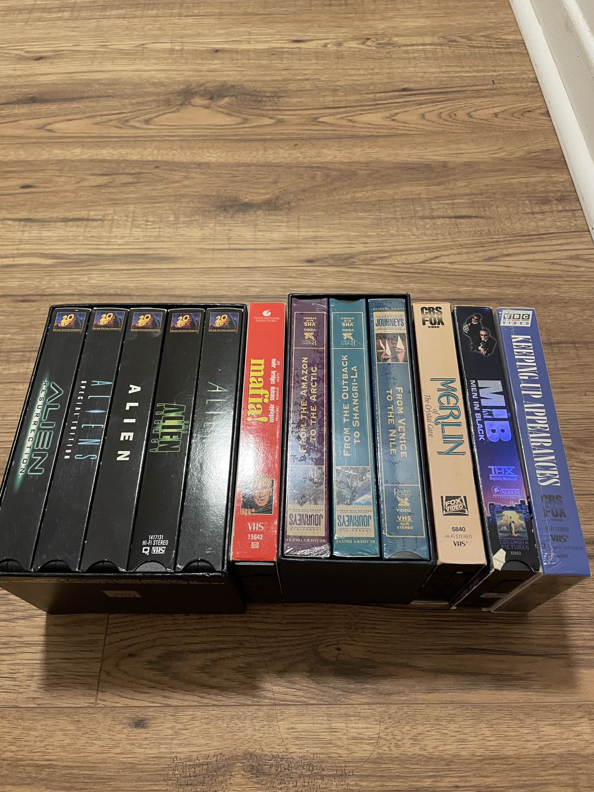 VHS tapes