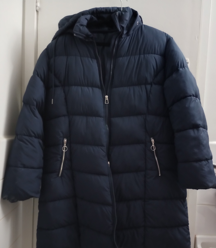 Navy Blue Puffer Coat