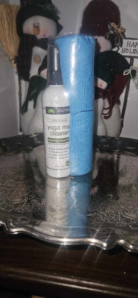Yoga Mat Cleaner and Towel