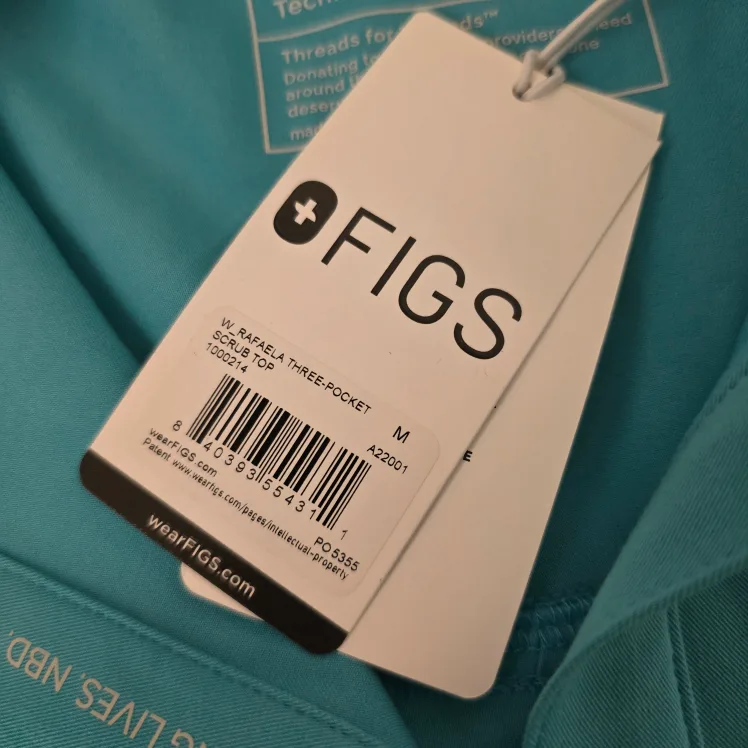 FIGS Rafaela oversized scrub top women's medium image indicator(4)