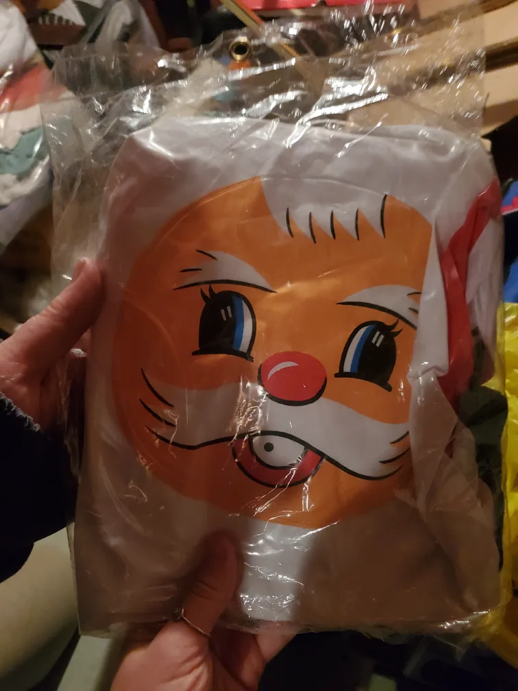 Vintage Original Inflatable Santa Claus - Sun N Fun -Old stock image indicator(2)