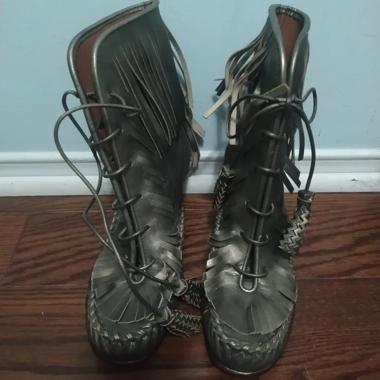 Coach leather Fringe Boots image indicator(2)