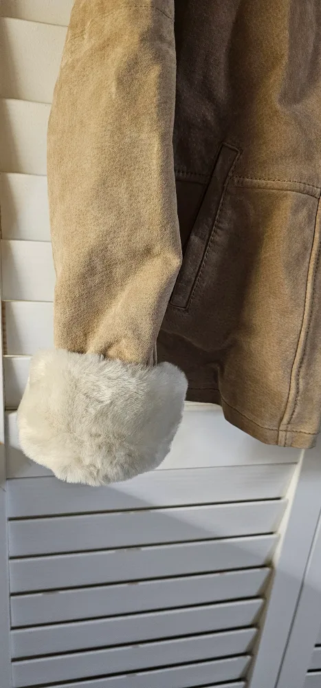 Beige Wilson's Leather Suede Jacket image indicator(5)