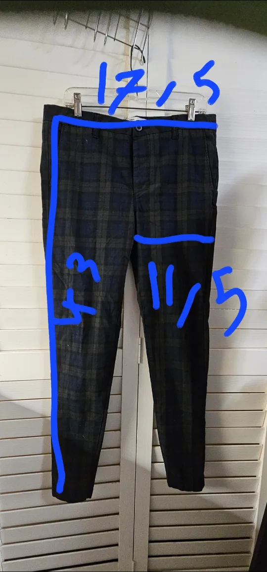 Topman Skinny Plaid Pants image indicator(3)