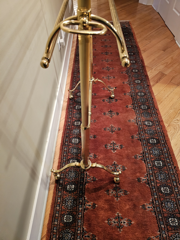 Brass Blanket Rack Holder - photo 2