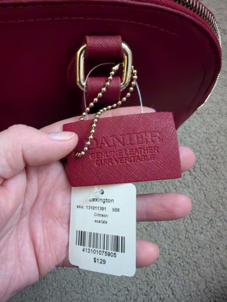 Danier Lexington Red Satchel - photo 5