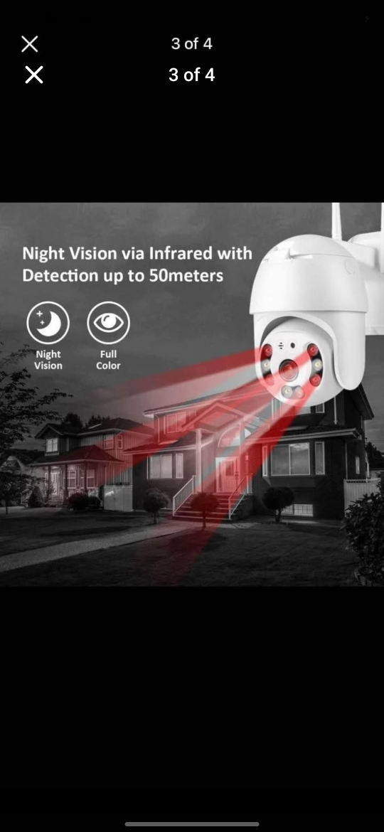 Wifi Outdoor Security Camera ( New - photo 2