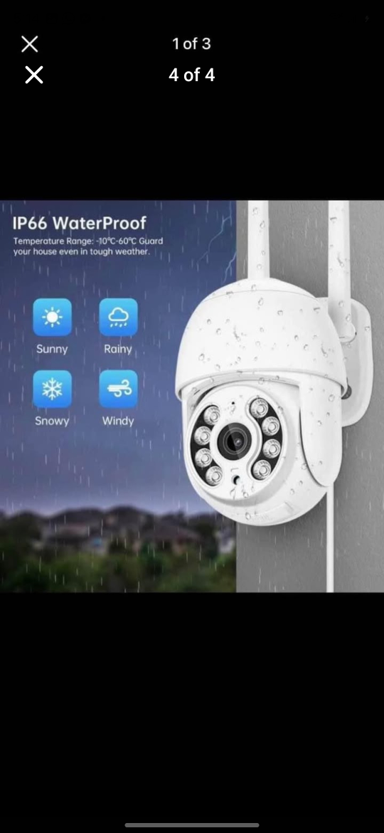 Wifi Outdoor Security Camera ( New - photo 3