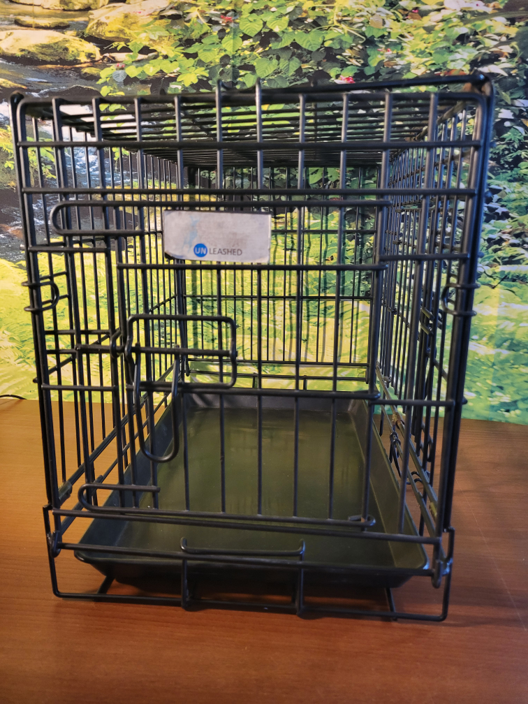mini Black Collapsible Dog Crate