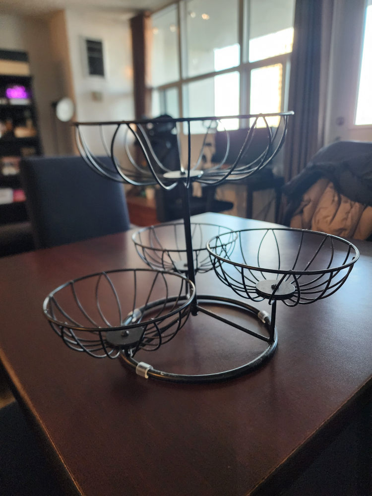 Three Tier Wire Fruit Basket - photo 2