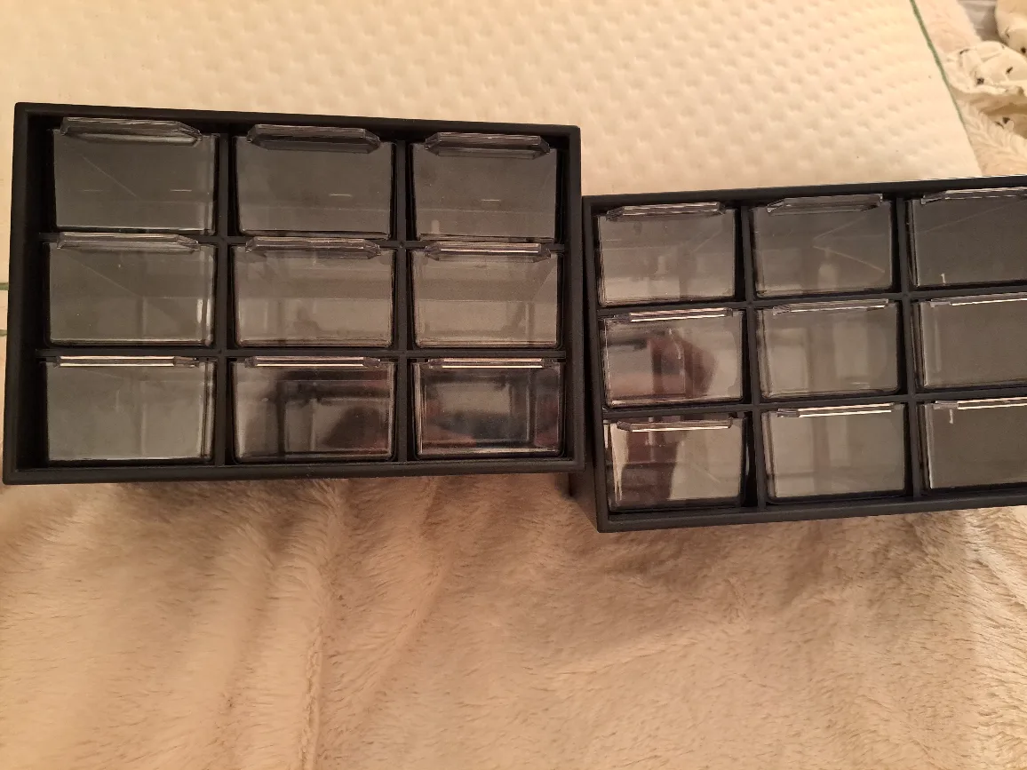 Two 9-Drawer Organizer Boxes thumbnail