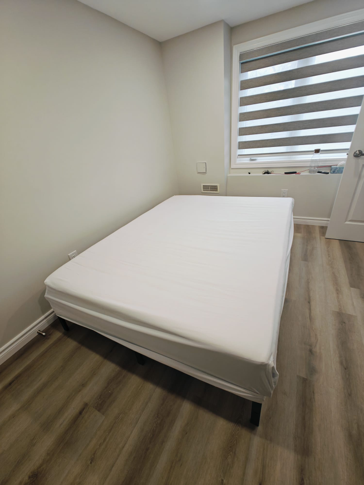 IKEA SONGESAND Queen sized Bed Frame with Mattress. Less used. - photo 5