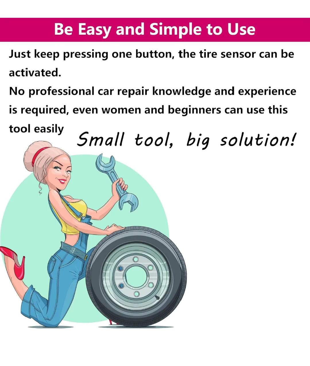 TPMS Tire Pressure Sensor Activation Tool image indicator(3)