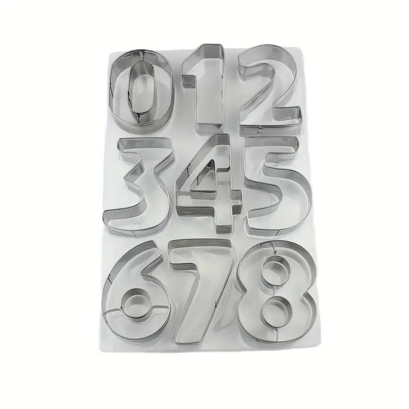 Stainless Steel Number Cookie Cutters - photo 3