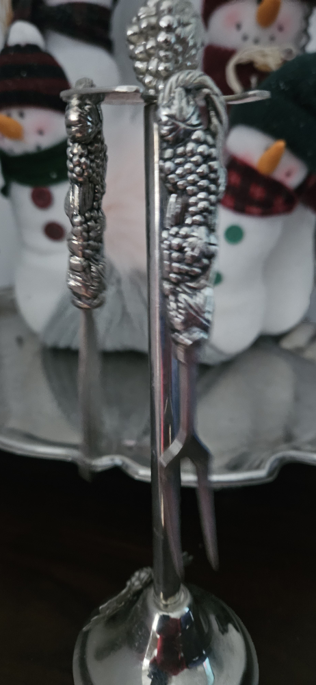 silver cheese utensil set - photo 2