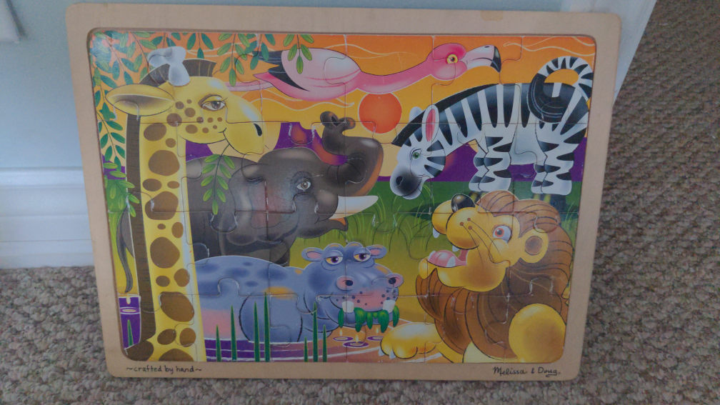 Melissa & Doug Wooden Puzzle 24 pieces