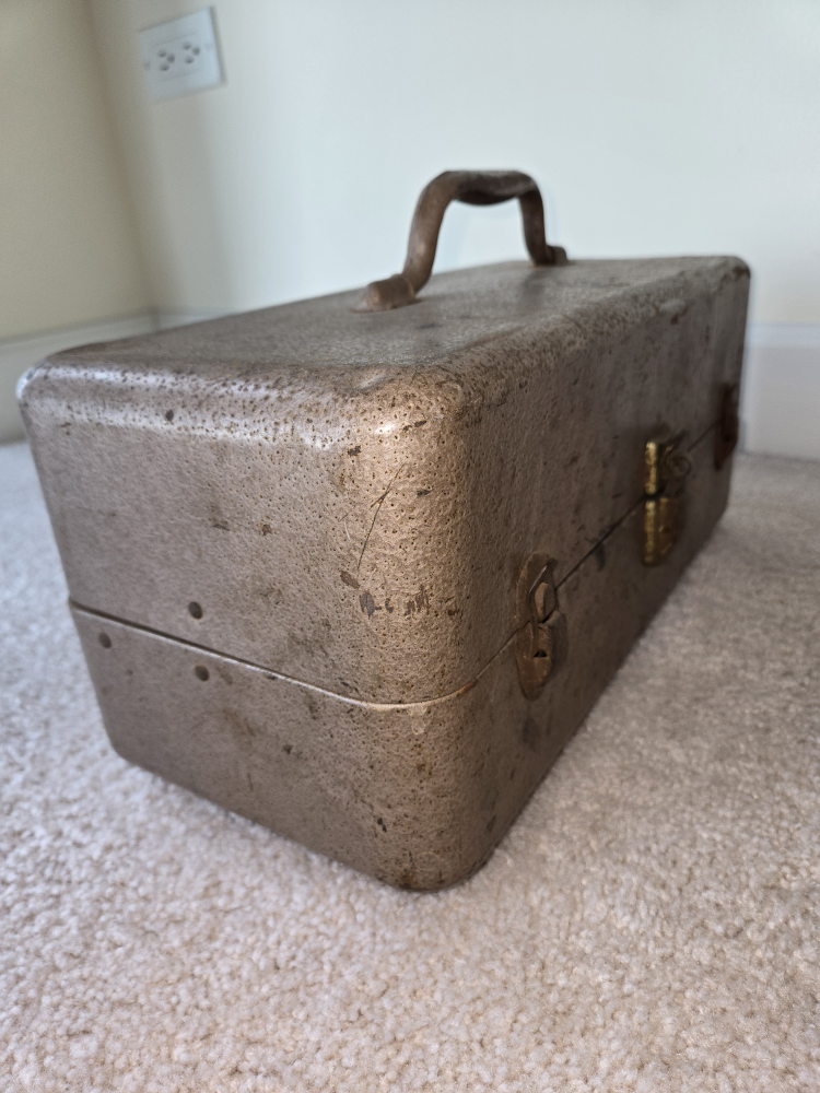 Vintage My Buddy Metal Tackle Box - photo 4