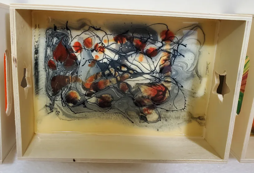 Hand Painted Wooden Accessory Trays $1 each image indicator(5)