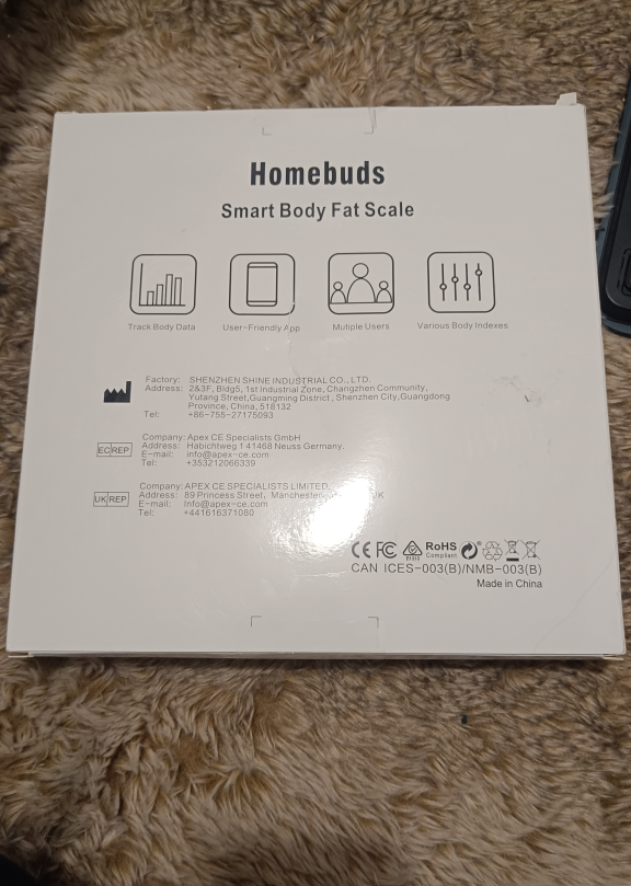 Homebuds Smart Body Fat Scale - photo 4