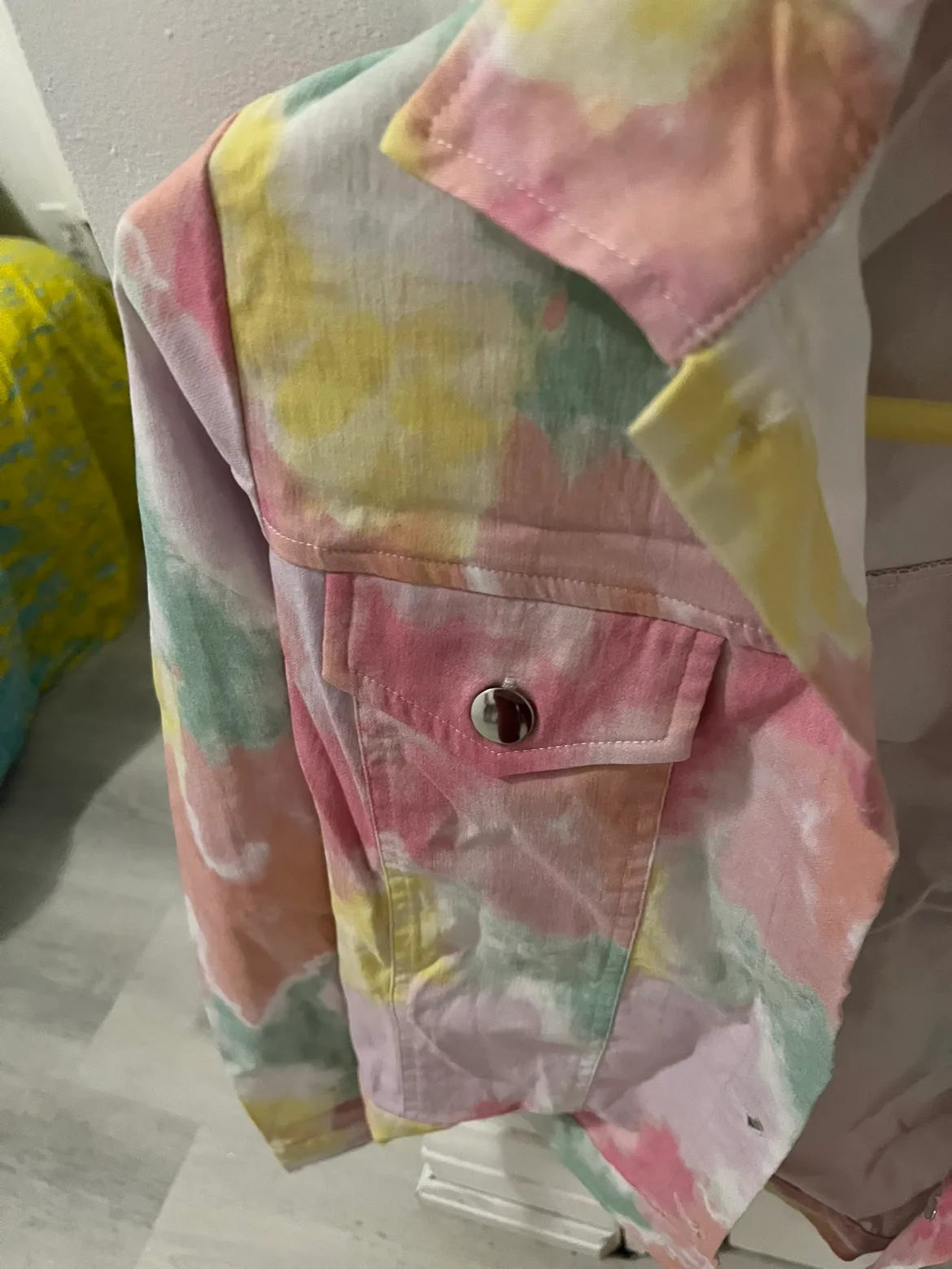 Tie Dye Denim Jacket image indicator(4)