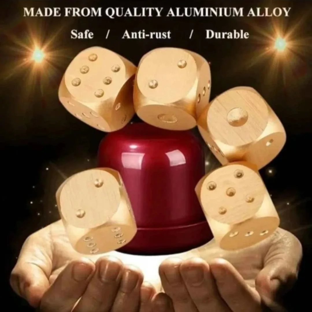 Metal Dice Set with Case image indicator(5)