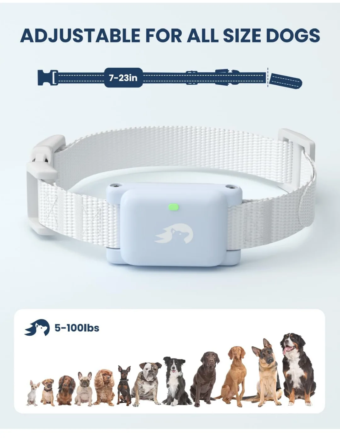Remote Dog Training Collar with 3 Modes image indicator(5)