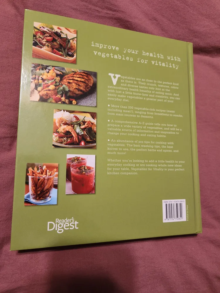 Reader's Digest: Vegetables for Vitality Cookbook image indicator(2)