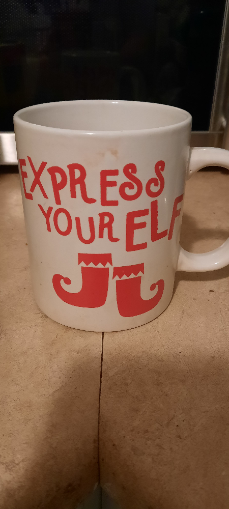Express Yourself Elf Mug