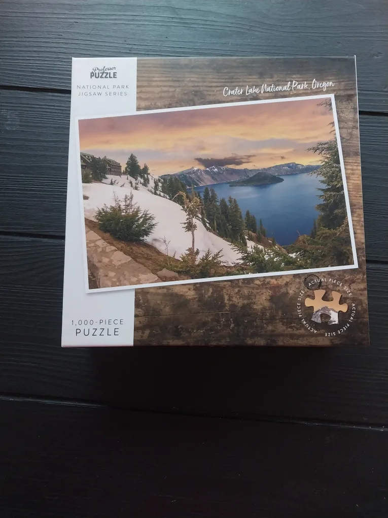 1000 Piece Professor Puzzle Crater Lake National Park thumbnail