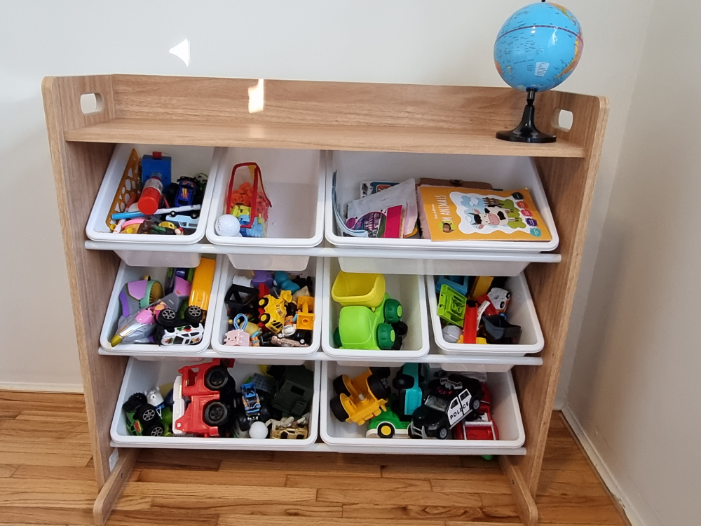 Toy Organizer with Bins