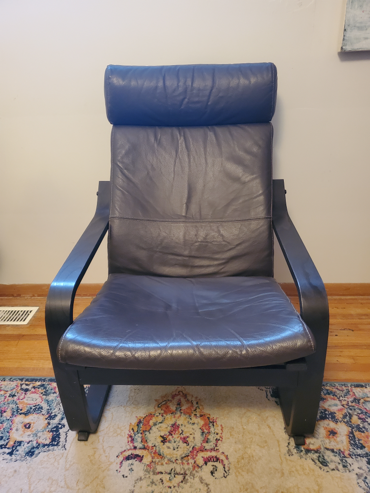 IKEA Poäng armchair with headrest