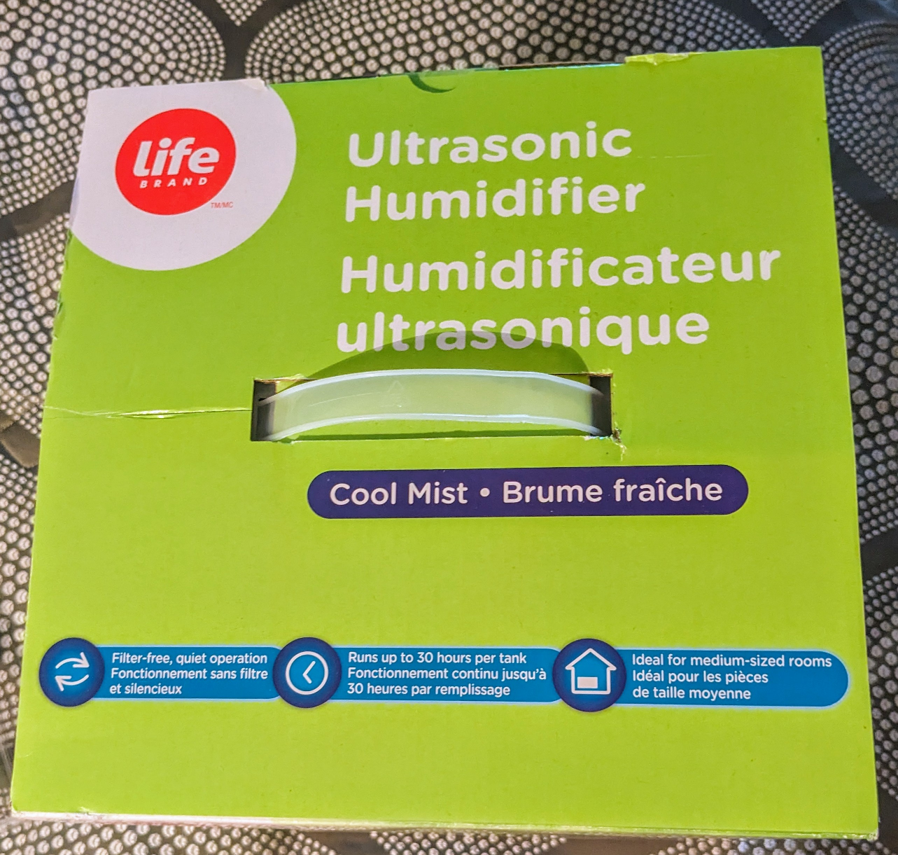 Life Brand Ultrasonic Humidifier Cool Mist - photo 3