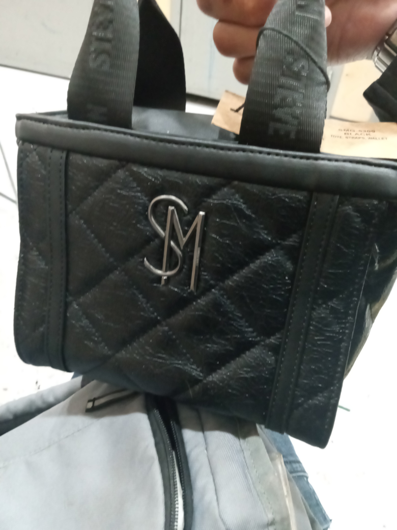 Small Black Quilted Handbag