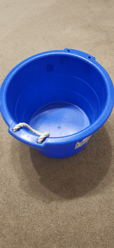 FREE Large Blue Plastic Tub with Rope Handles - photo 4