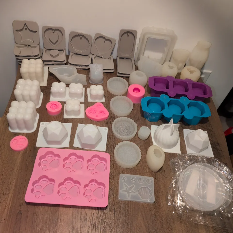 Silicone Molds for candle and soap making image indicator(2)