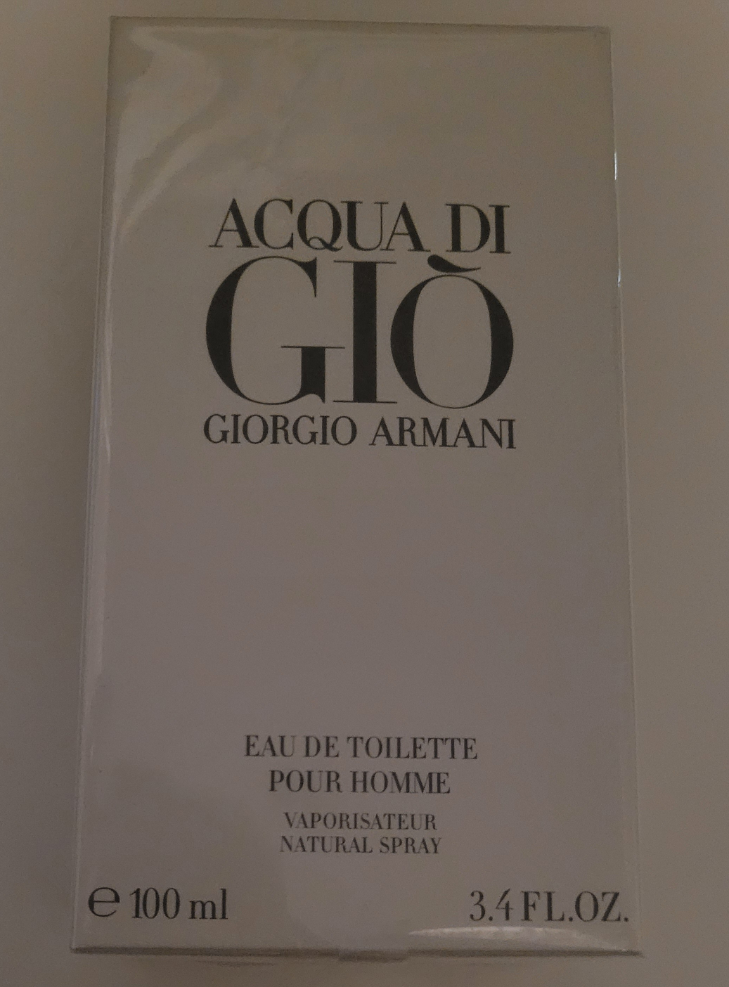 Giorgio Armani Acqua di Gio Pour Homme 100ml