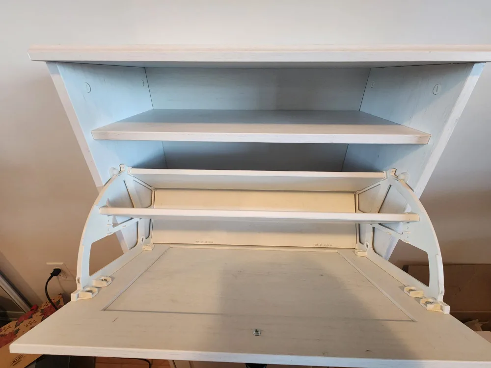 White Shoe Cabinet with 3 Drawers image indicator(4)